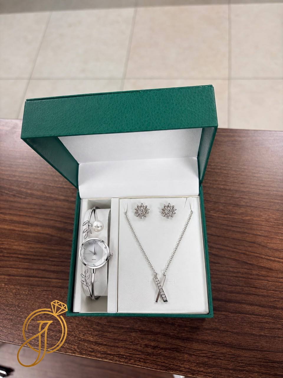 Fleur Silver Gift Set