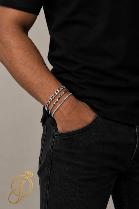 Argent Trio Bracelet Set