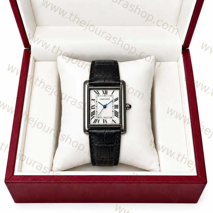 Noir Regent Tank Watch