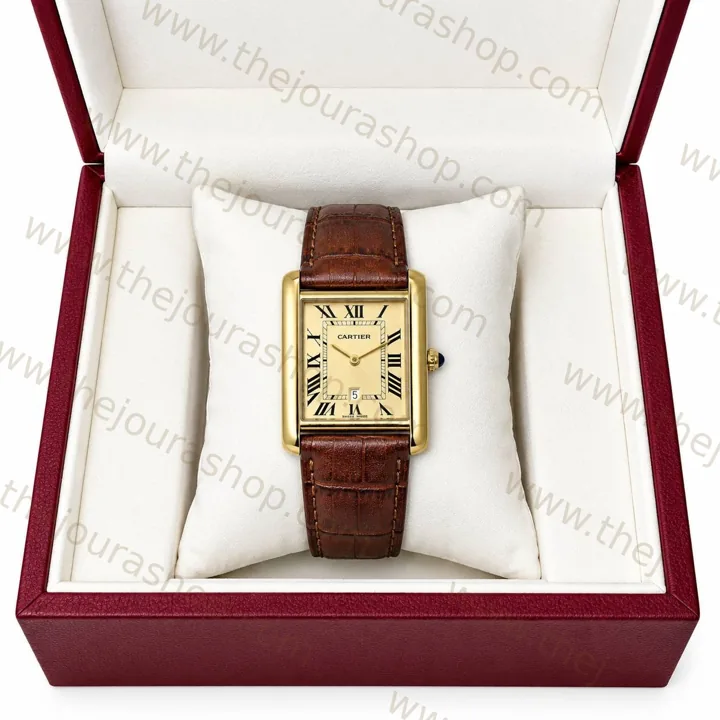 Cognac Classic Tank Watch